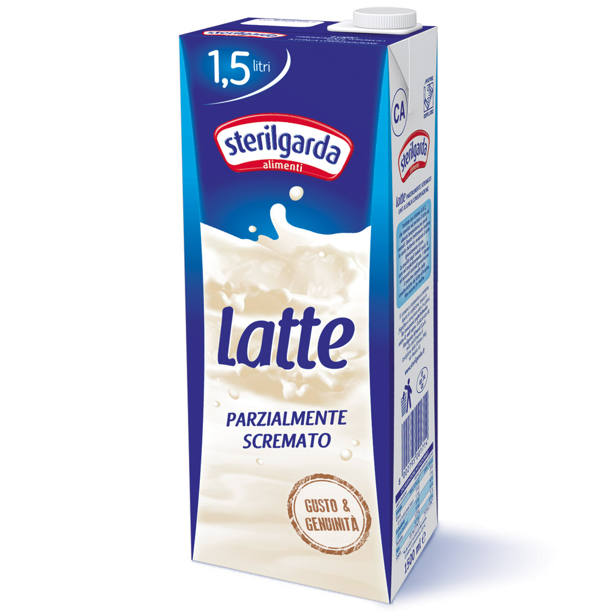 Latte UHT Sterilgarda Parzialmente Scremato 1500 ml