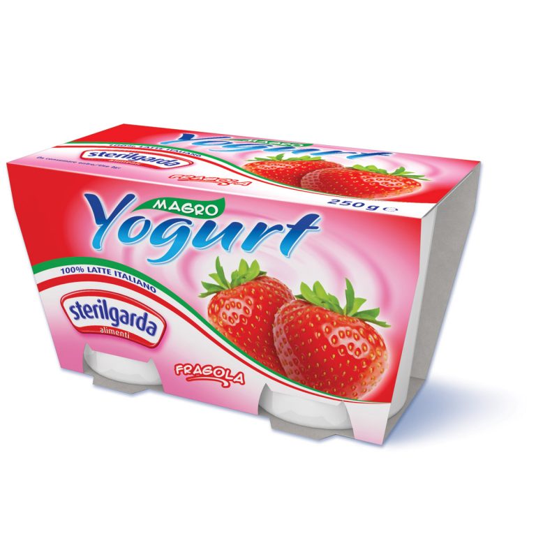 Yogurt Magro Sterilgarda Gusto Fragola 2 x 125 g