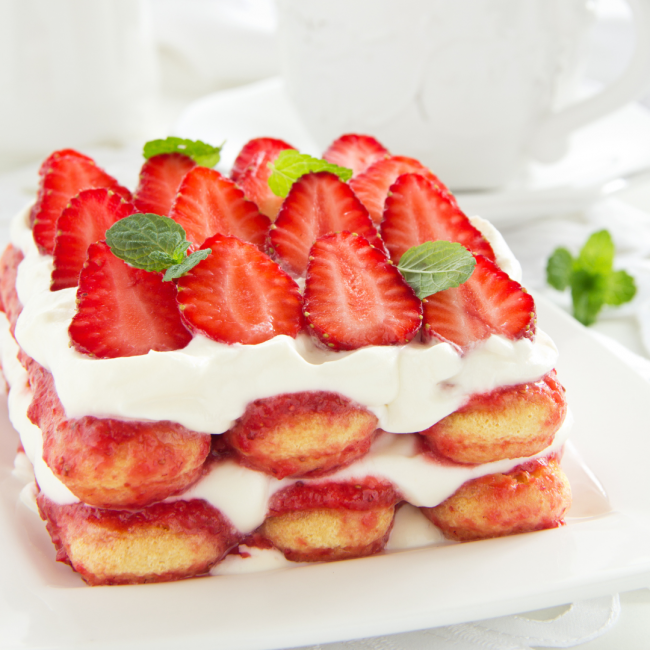 Tiramisù alle fragole