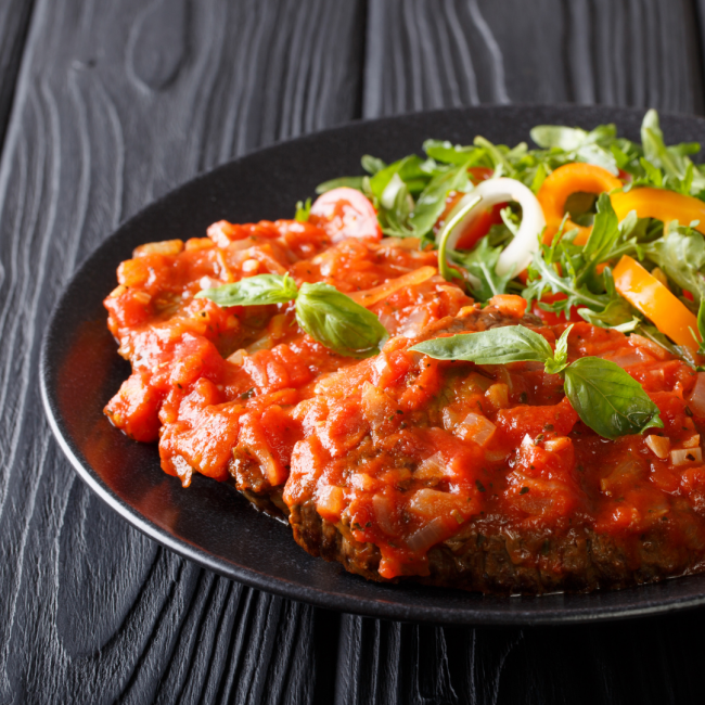 Bistecche alla pizzaiola