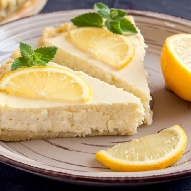 Torta fredda al limone