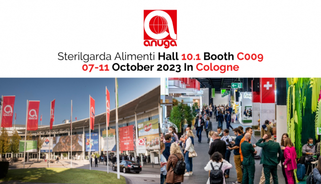 Banner Sterilgarda_News Cibus Sterilgarda Anuga 2023